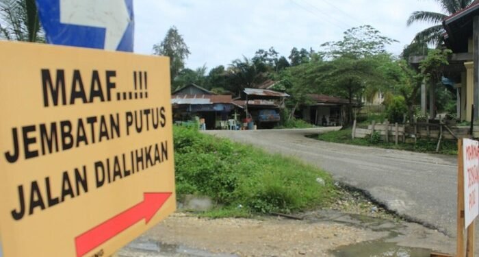 5 Desa di Aceh Tengah Terisolasi Lagi Imbas Jembatan Darurat Ambruk
