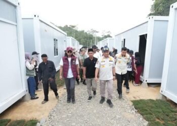 Huntara di Desa Lubuk Sidup Ditargetkan Siap Ditempati 10 Hari Lagi