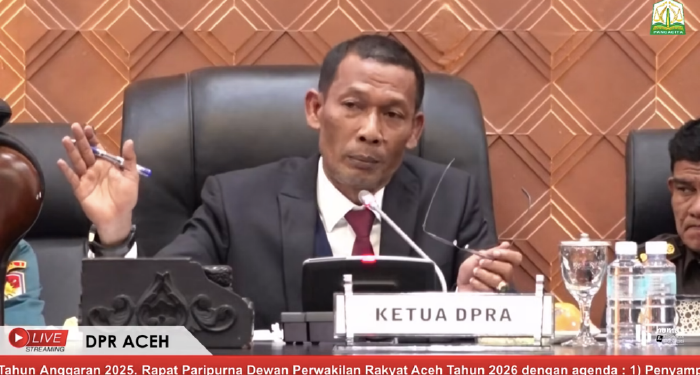 DPRA Gelar Paripurna LKPJ Gubernur Aceh TA 2025 dan Bentuk Pansus Evaluasi