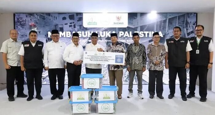 MPU Aceh Salurkan Infak Rp 1 Miliar ke BAZNAS RI untuk Palestina