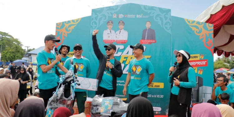 Ribuan Peserta Padati CFD Perdana di Aceh Barat