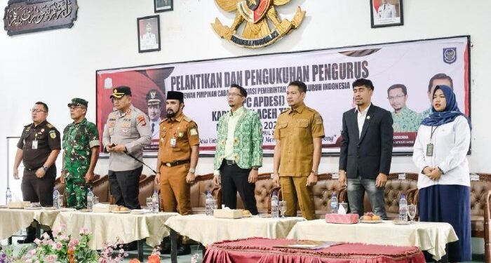 Al- Farlaky Kukuhkan Pengurus DPC APDESI Aceh Timur 2026-2031