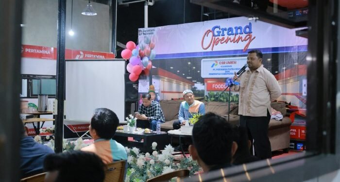 Pemkab Apresiasi Grand Opening CSR UMKM Foodcourt Meunasah Mon Pertamina
