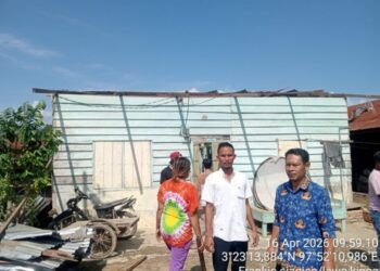 Angin Puting Beliung Landa Tiga Desa di Aceh Tenggara