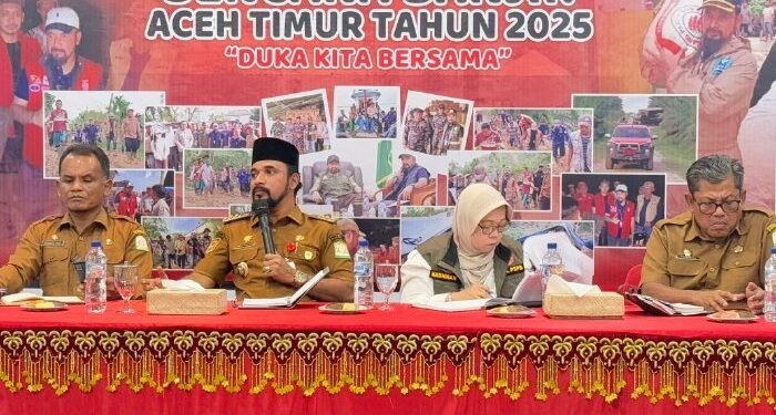 Al – Farlaky Evaluasi Huntara Bersama Vendor dan BNPB