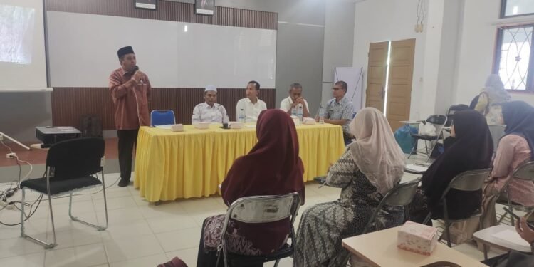 Kemenag Aceh Selatan Dukung Penguatan Sekolah Bersih Narkoba Melalui Bimtek P4GN