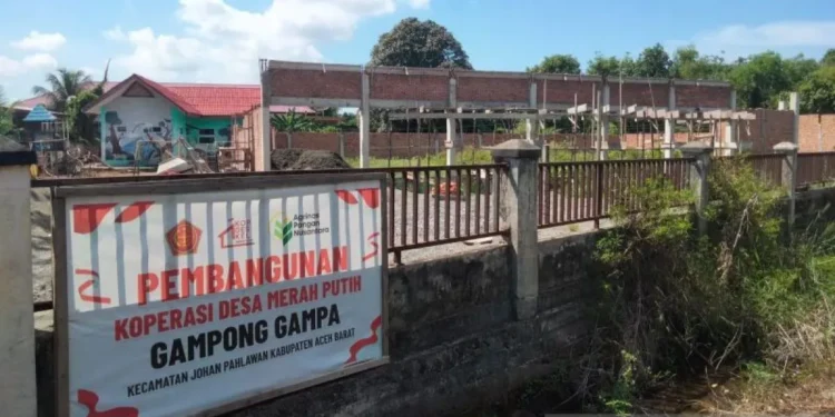 Pembangunan KDMP di Aceh Barat Mangkrak, Pekerja Banyak yang Lari