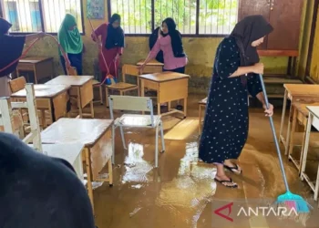 Banjir Lumpuhkan Aktivitas Enam Sekolah di Nagan Raya