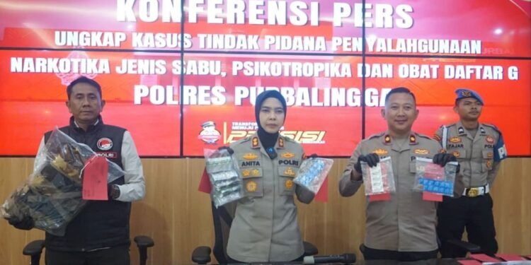 Pemuda Asal Aceh Utara Ditangkap di Purbalingga Usai Edarkan Ribuan Obat Terlarang