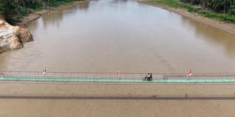Jembatan Gantung Perintis Garuda Jadi Ikon Baru Aceh Tamiang