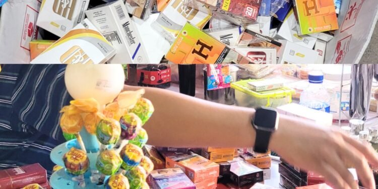 Bea Cukai Banda Aceh Amankan 101 Ribu Batang Rokok Ilegal