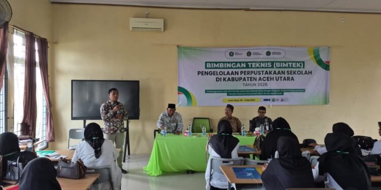 UIN Ar-Raniry Perkuat Kompetensi 87 Pengelola Perpustakaan Sekolah di Aceh Utara