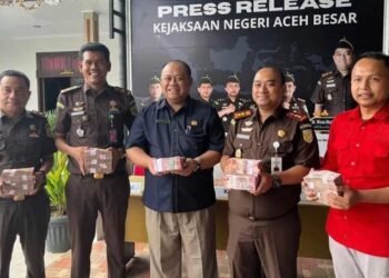 Kejari Aceh Besar Pulihkan Kerugian Negara Rp933 Juta dari Dua Kasus Korupsi