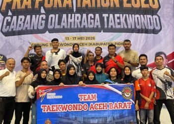 9 Atlit Taekwondo Aceh Barat Raih 7 Tiket PORA