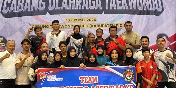 9 Atlit Taekwondo Aceh Barat Raih 7 Tiket PORA