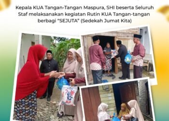 Semangat Idul Adha: KUA Tangan-Tangan Tebarkan Kebaikan Lewat Program Sejuta