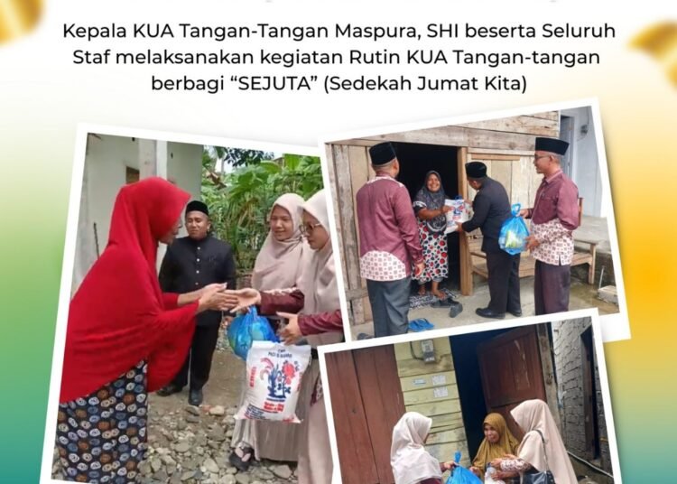 Semangat Idul Adha: KUA Tangan-Tangan Tebarkan Kebaikan Lewat Program Sejuta