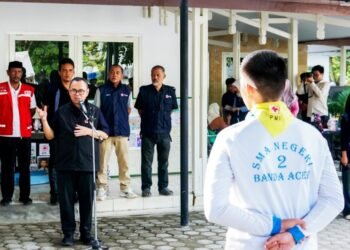Sudirman Said Tanamkan Nilai Kemanusiaan dan Kesukarelaan kepada PMR Aceh