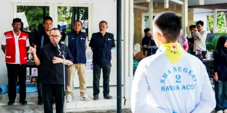 Sudirman Said Tanamkan Nilai Kemanusiaan dan Kesukarelaan kepada PMR Aceh