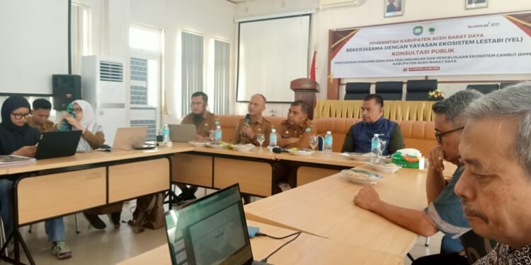 Pemkab Abdya Susun Dokumen Strategis Pengelolaan Ekosistem Gambut
