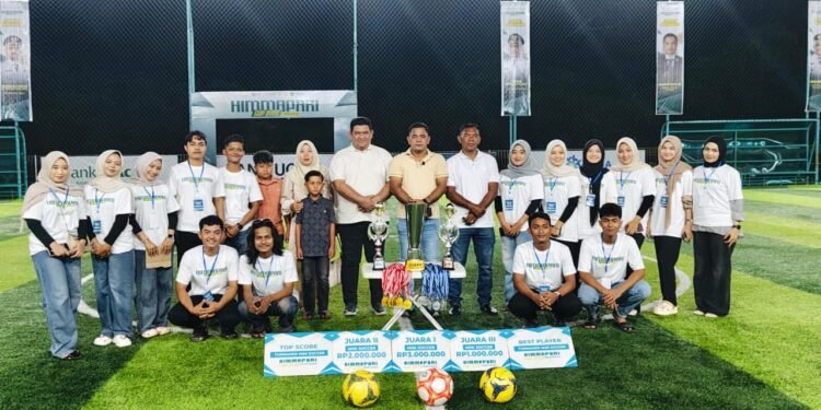 Resmi Dibuka, Turnamen Mini Soccer HIMMAPARI CUP 2026 Jadi Ajang Silaturahmi Pemuda Pante Bidari