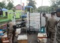 Satpol PP-WH Banda Aceh Tertibkan PKL di Jalan Iskandar Muda Ulee Lheue