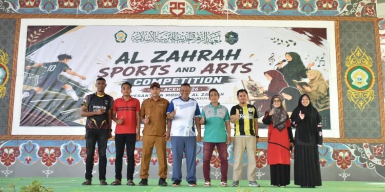Krak, Pemain Piala Dunia Ini Bakar Semangat Ratusan Peserta ASAC di Al Zahrah Bireuen