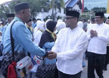 114 JCH Banda Aceh untuk Kloter 12 Kembali Dilepas