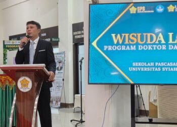 Perdana Menghadiri Wisuda Lokal, Prof. Heru Fahlevi Sampaikan Mimpi USK
