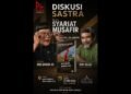 Diskusi Sastra “Syariat Musafir” Digelar, Nab Bahani AS Jadi Pembicara