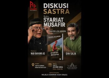 Diskusi Sastra “Syariat Musafir” Digelar, Nab Bahani AS Jadi Pembicara