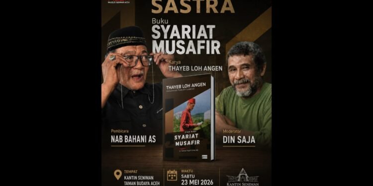 Diskusi Sastra “Syariat Musafir” Digelar, Nab Bahani AS Jadi Pembicara