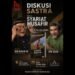 Diskusi Sastra “Syariat Musafir” Digelar, Nab Bahani AS Jadi Pembicara