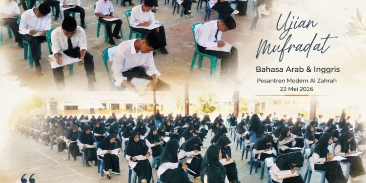 Santri Al Zahrah Diuji Kemampuan Bahasa Asing, Pimpinan Tekankan Kejujuran Akademik
