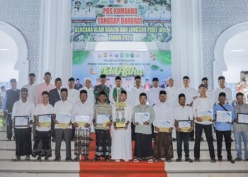Mesjid Agung Pante Geulima Juara Umum Pawai Takbir Pidie Jaya