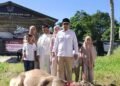 Ketua dan Kader Gerindra Abdya Sembelih Dua Ekor Sapi Kurban
