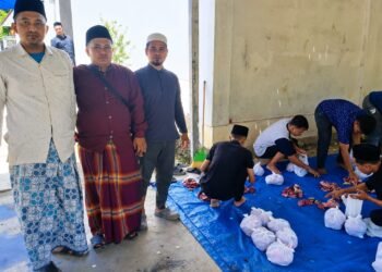 MUQ Aceh Selatan Gelar Sedekah Daging Kurban, Pererat Kebersamaan Santri dan Guru