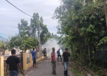 Sambut Idul Adha, Warga Jruek Bak Kreh Gelar Gotong Royong