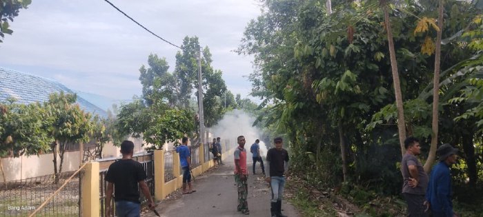 Sambut Idul Adha, Warga Jruek Bak Kreh Gelar Gotong Royong