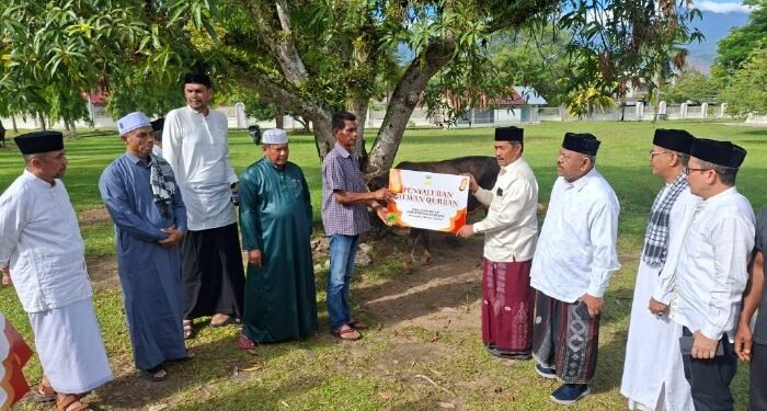 Wakil Bupati Salurkan Hewan Qurban Pemkab Aceh Besar untuk Masyarakat