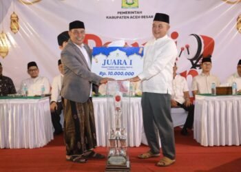 Blang Bintang Juara I Pawai Takbiran Idul Adha 1447 H di Aceh Besar