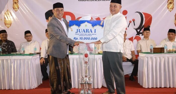 Blang Bintang Juara I Pawai Takbiran Idul Adha 1447 H di Aceh Besar