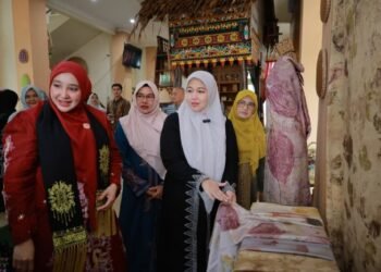 Ketua Dekranasda Aceh Selatan Kunjungi Showroom dan Sentra IKM Dekranasda Aceh Besar