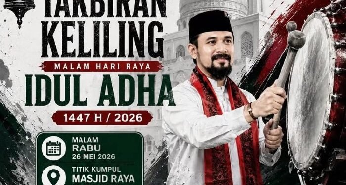 Simpang Ulim Jadi Pusat Takbir Keliling Idul Adha, Bupati Al- Farlaky Ajak Meriahkan Syiar Islam