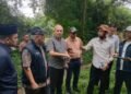 Plt Direktur PDAM Tirta Mountala Bersama Banleg DPRK Tinjau Lokasi Pembangunan WTP Seulimuem