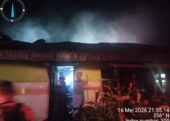 Satu Unit Rumah Kos Terbakar di Darussalam