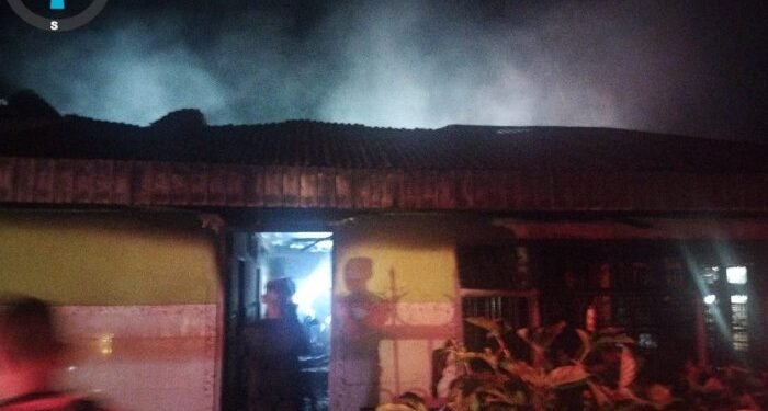 Satu Unit Rumah Kos Terbakar di Darussalam
