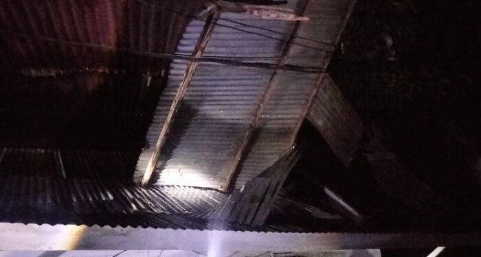 Rumah Warga di Lembah Seulawah Rusak Dihantam Angin Kencang