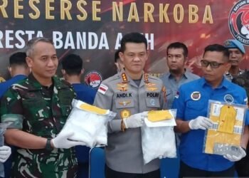 4 Tersangka Diamankan Terkait Penyelundupan Sabu di Bandara SIM Blang Bintang