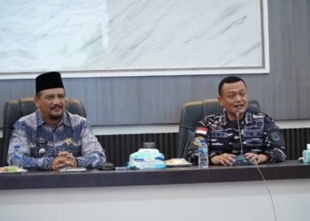 Bupati Aceh Tamiang Terima Kunjungan Kodaeral 1 Bahas Langkah Strategis